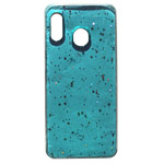 Чехол Yotrix GlitterFoil Case для Samsung Galaxy A30 (голубой, гелевый)