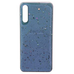 Чехол Yotrix GlitterFoil Case для Samsung Galaxy A50 (голубой, гелевый)