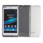 Чехол Jekod Soft case для Sony Xperia L S36h (белый, гелевый)