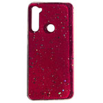 Чехол Yotrix GlitterFoil Case для Xiaomi Redmi Note 8 (малиновый, гелевый)