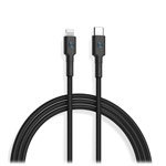USB-кабель Xiaomi ZMI Cable универсальный (Lightning, USB-C, 30 см., MFi, черный)