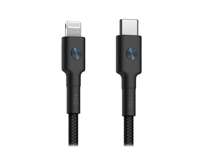 USB-кабель Xiaomi ZMI Cable универсальный (Lightning, USB-C, 30 см., MFi, черный)