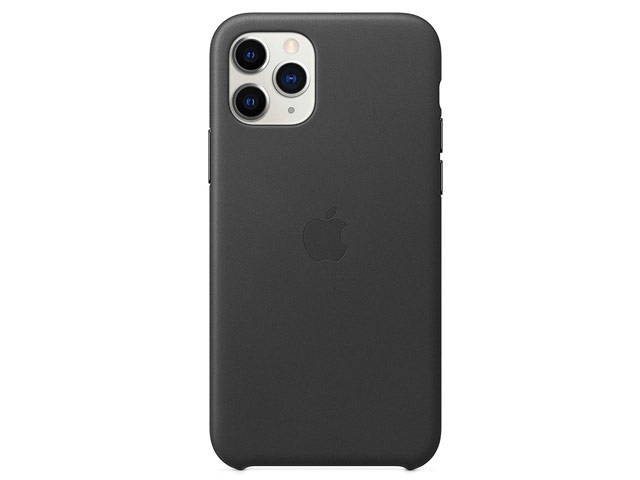 Чехол Yotrix SnapCase Premuim для Apple iPhone 11 pro (черный, кожаный)