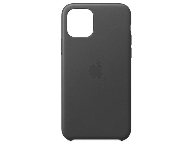 Чехол Yotrix SnapCase Premuim для Apple iPhone 11 pro max (черный, кожаный)