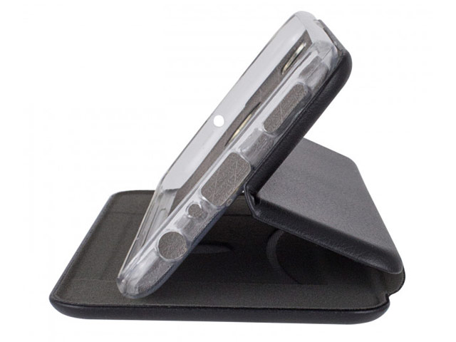 Чехол Yotrix FolioCase для Samsung Galaxy A10s (черный, кожаный)