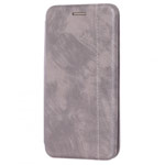 Чехол Yotrix FolioCase для Samsung Galaxy A20s (серый, кожаный)