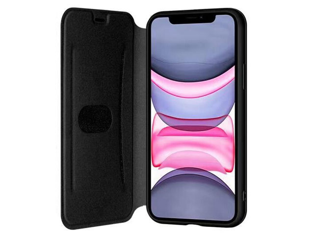 Чехол Yotrix LiquidSilicone Folio для Apple iPhone 11 (черный, силиконовый)