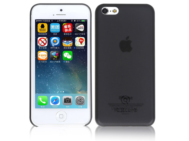 Чехол Discovery Buy Wing Series Case для Apple iPhone 5C (черный, гелевый)
