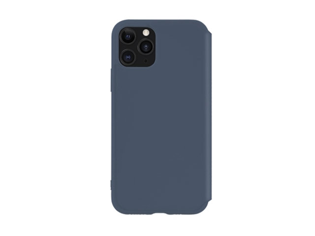 Чехол Yotrix LiquidSilicone Folio для Apple iPhone 11 pro (темно-синий, силиконовый)