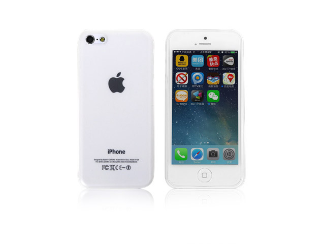 Чехол Discovery Buy Wing Series Case для Apple iPhone 5C (белый, гелевый)