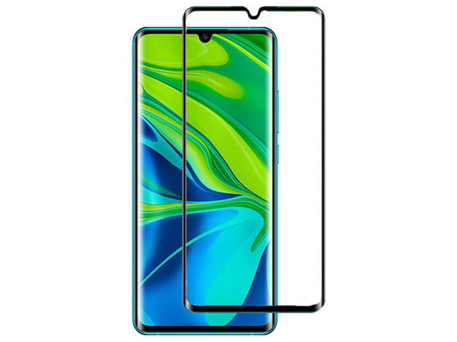 Защитное стекло Yotrix 3D Advance Glass Protector для Xiaomi Mi Note 10 (черное)