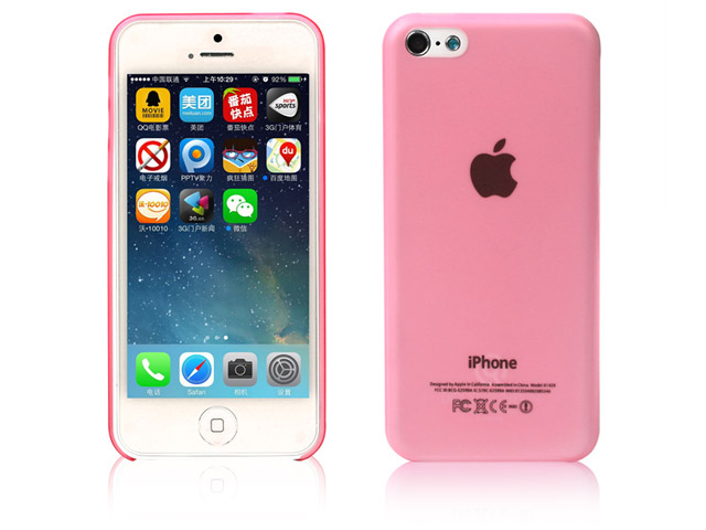 Чехол Discovery Buy Wing Series Case для Apple iPhone 5C (розовый, гелевый)