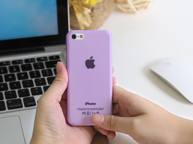 Чехол Discovery Buy Wing Series Case для Apple iPhone 5C (фиолетовый, гелевый)