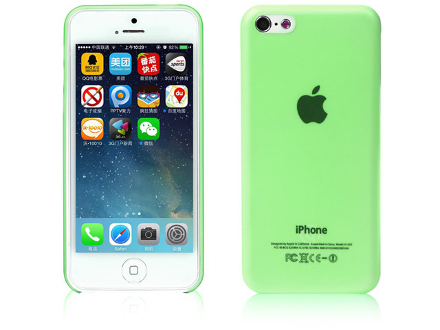 Чехол Discovery Buy Wing Series Case для Apple iPhone 5C (зеленый, гелевый)