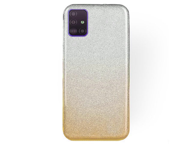Чехол Yotrix GradientShine для Samsung Galaxy A51 (золотистый, гелевый)