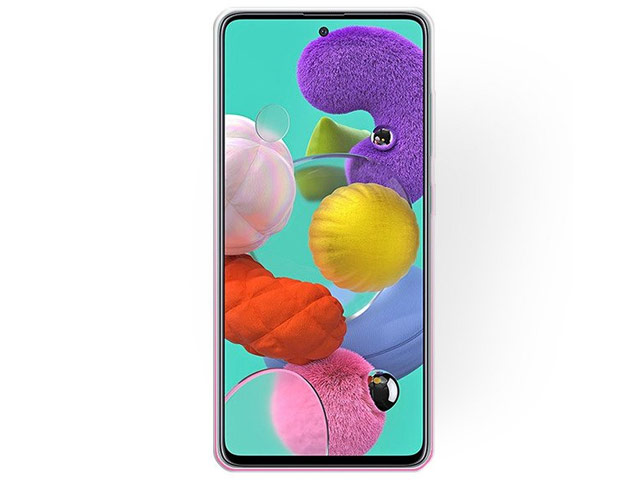 Чехол Yotrix GradientShine для Samsung Galaxy A51 (розовый, гелевый)