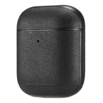 Чехол Synapse Leather Case для Apple AirPods 2 (черный, кожаный)