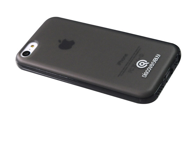 Чехол Discovery Buy Intelligent Dual Color Case для Apple iPhone 5C (черный, гелевый/пластиковый)
