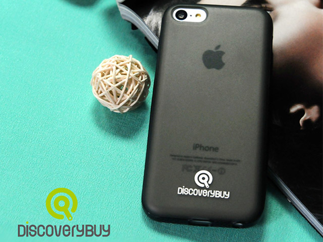 Чехол Discovery Buy Intelligent Dual Color Case для Apple iPhone 5C (черный, гелевый/пластиковый)