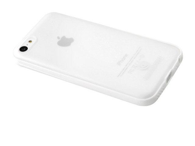 Чехол Discovery Buy Intelligent Dual Color Case для Apple iPhone 5C (белый, гелевый/пластиковый)