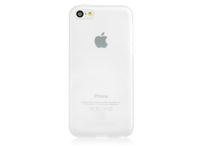 Чехол Discovery Buy Intelligent Dual Color Case для Apple iPhone 5C (белый, гелевый/пластиковый)