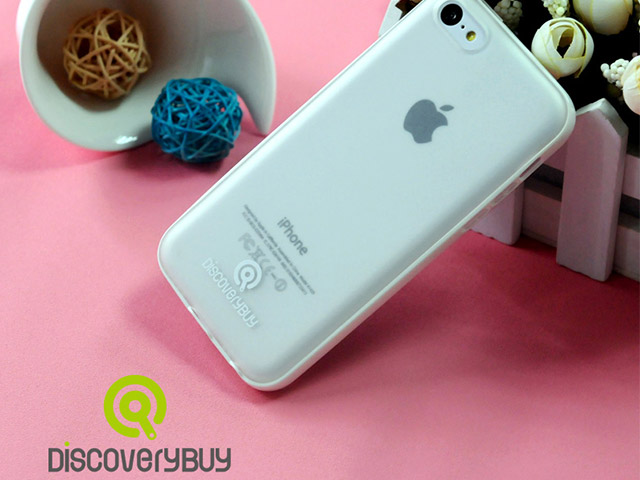 Чехол Discovery Buy Intelligent Dual Color Case для Apple iPhone 5C (белый, гелевый/пластиковый)