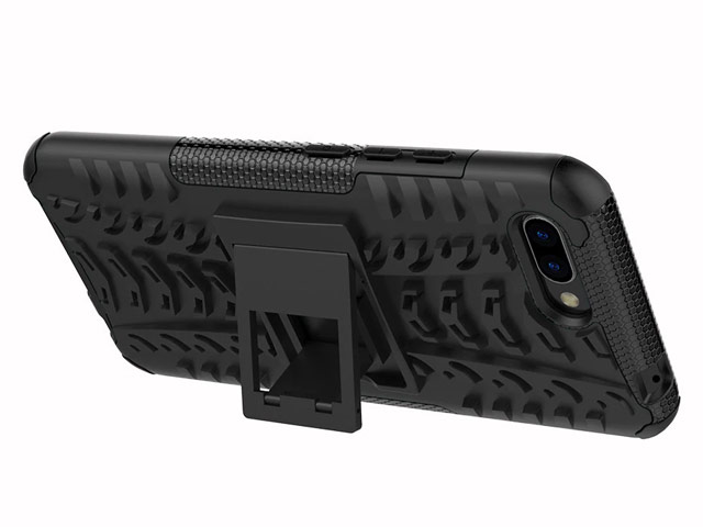Чехол Yotrix Shockproof case для Huawei Honor 10 (черный, пластиковый)