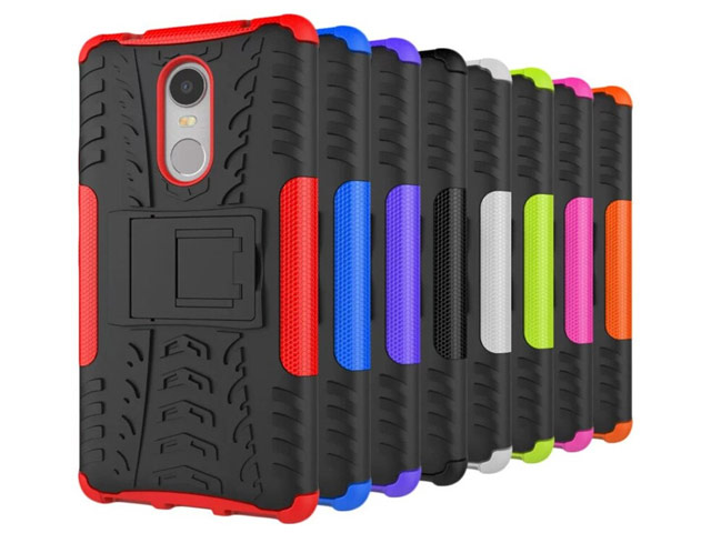 Чехол Yotrix Shockproof case для Lenovo K6 note (синий, пластиковый)