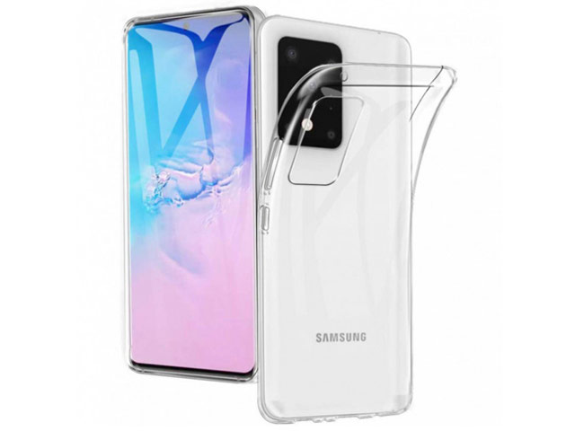 Чехол Yotrix UltrathinCase для Samsung Galaxy S20 ultra (прозрачный, гелевый)