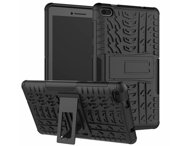 Чехол Yotrix Shockproof case для Lenovo Tab E7 7104F (черный, пластиковый)