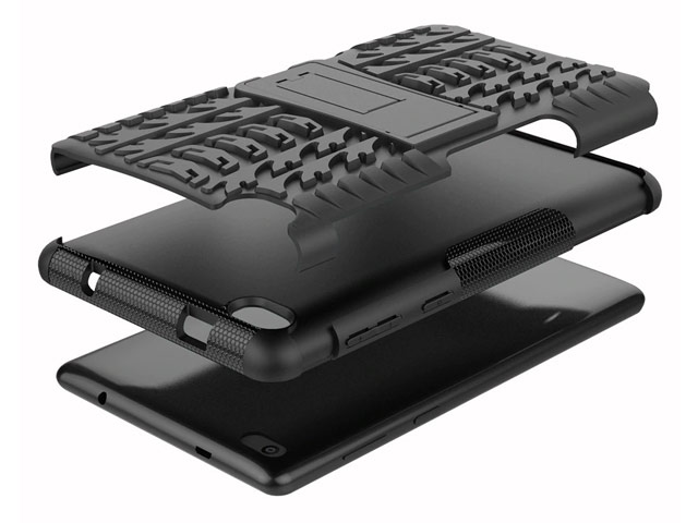 Чехол Yotrix Shockproof case для Lenovo Tab E7 7104F (черный, пластиковый)