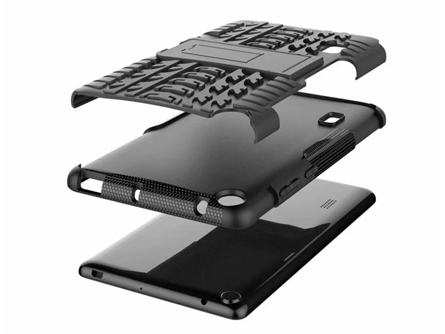 Чехол Yotrix Shockproof case для Huawei MediaPad T3 7.0 (черный, пластиковый)