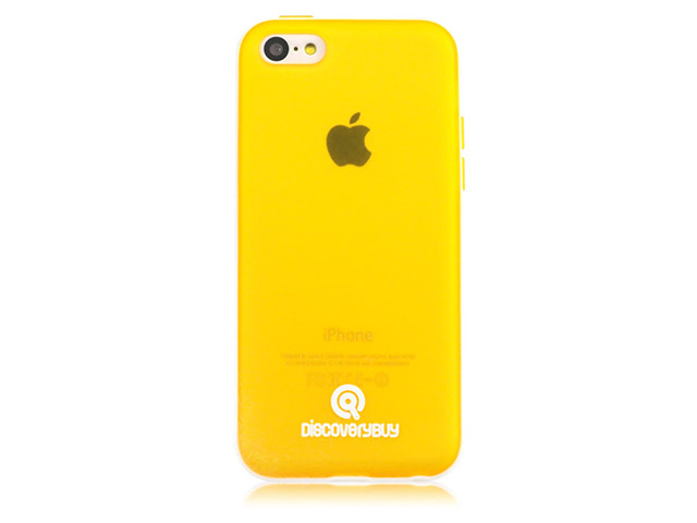 Чехол Discovery Buy Intelligent Dual Color Case для Apple iPhone 5C (желтый, гелевый/пластиковый)