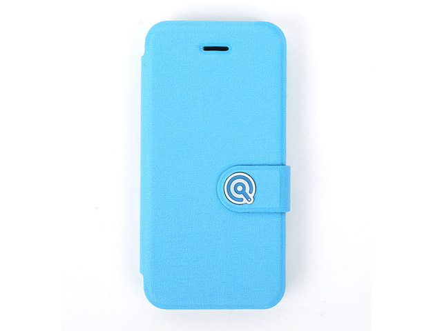 Чехол Discovery Buy Cloud Series Case для Apple iPhone 5C (голубой, кожанный)