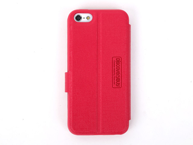 Чехол Discovery Buy Cloud Series Case для Apple iPhone 5C (розовый, кожанный)