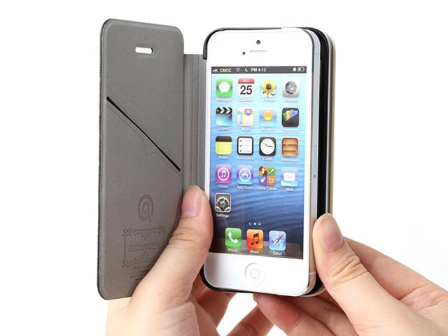 Чехол Discovery Buy Elegant Case для Apple iPhone 5C (черный, кожанный)