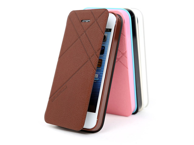 Чехол Discovery Buy Elegant Case для Apple iPhone 5C (розовый, кожанный)