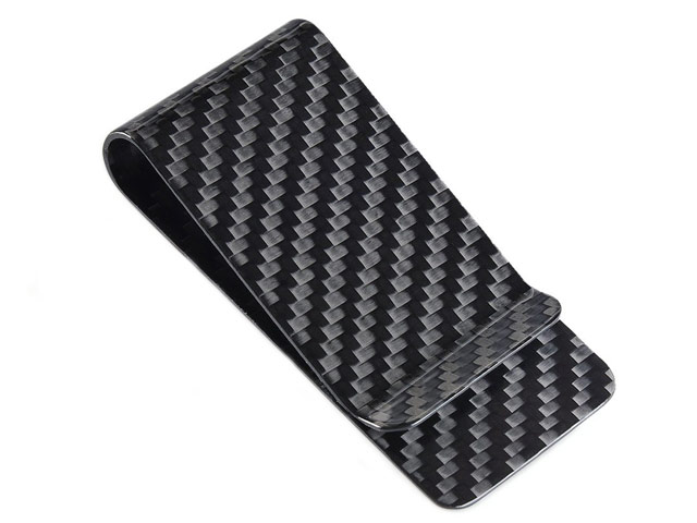 Зажим для денег Synapse Carbon Fiber Money Clip (черный, карбон)