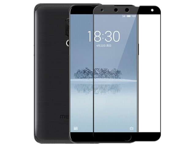 Защитное стекло Yotrix 3D Pro Glass Protector для Meizu 15 (черное)