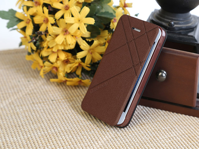 Чехол Discovery Buy Elegant Case для Apple iPhone 5C (коричневый, кожанный)