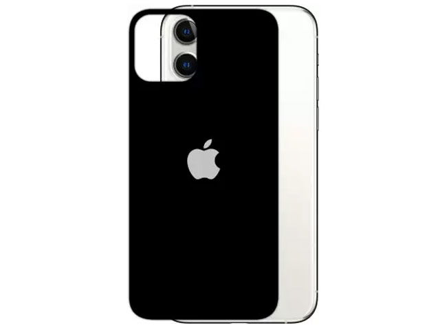 Защитное стекло Yotrix 3D SE Glass Protector для Apple iPhone 11 (заднее, черное)