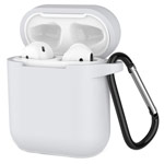 Чехол Yotrix Buckle Case для Apple AirPods (белый, силиконовый)