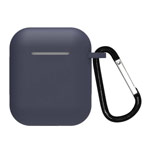 Чехол Yotrix Buckle Case для Apple AirPods (темно-серый, силиконовый)