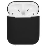 Чехол Yotrix Protection Case для Apple AirPods (черный, силиконовый)