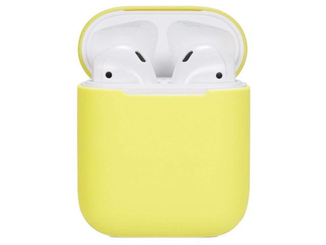 Чехол Yotrix Protection Case для Apple AirPods (желтый, силиконовый)