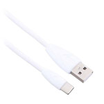 USB-кабель Casim USB Cable A-C38 (USB Type C, белый, 2 м)