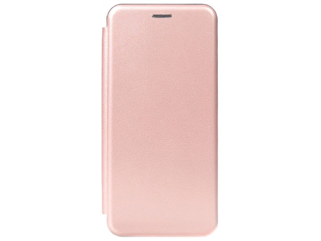 Чехол Yotrix FolioCase Plain для Apple iPhone 11 pro max (розово-золотистый, кожаный)