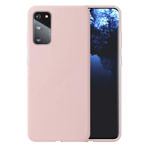 Чехол Yotrix LiquidSilicone для Samsung Galaxy S20 (розовый, гелевый)