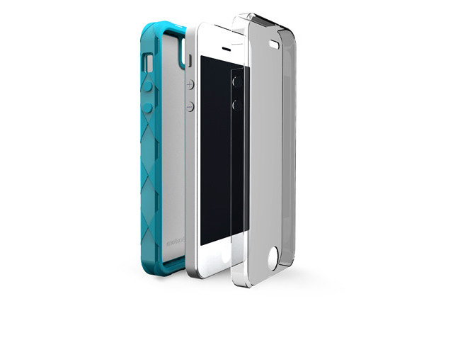 Чехол X-doria Defense 720 case для Apple iPhone 5/5S (голубой, поликарбонат)