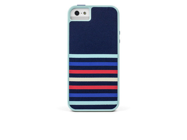 Чехол X-doria Dash Icon Case для Apple iPhone 5/5S (Stripes, матерчатый)